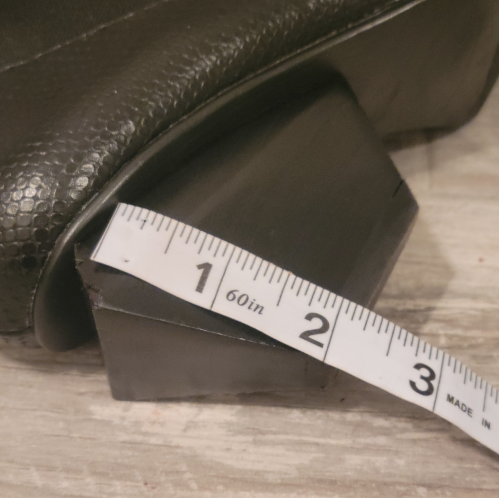 Unique Asymmetric United Nude Leather Heel Ankle Boots - Picture 13 of 14